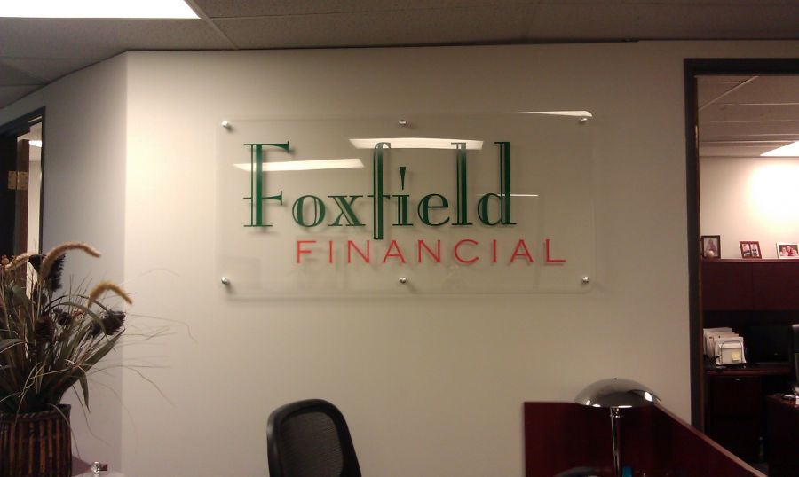 Foxfield Financial Entry Sign
