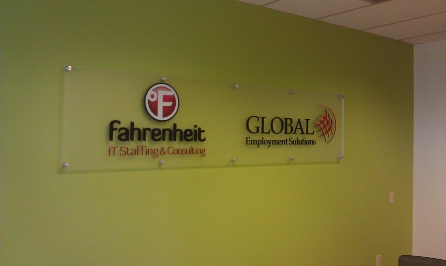 Fahrenheit Staffing & Global Entry Sign