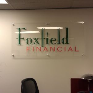 Foxfield Financial Entry Sign